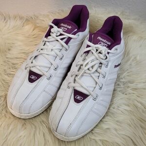 Reebok Woman's Purple Classic Bowling Trainer Sneakers